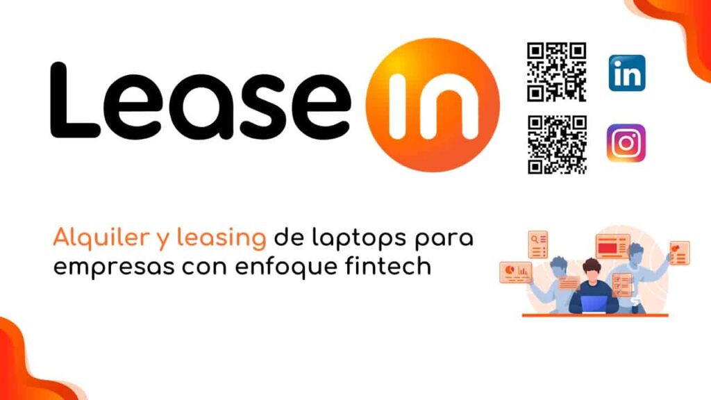 leasein alquiler de laptops para empresa con enfoque fintech