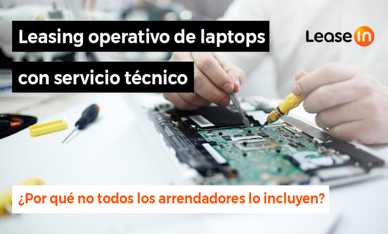 leasing operativo de laptops con servicio técnico