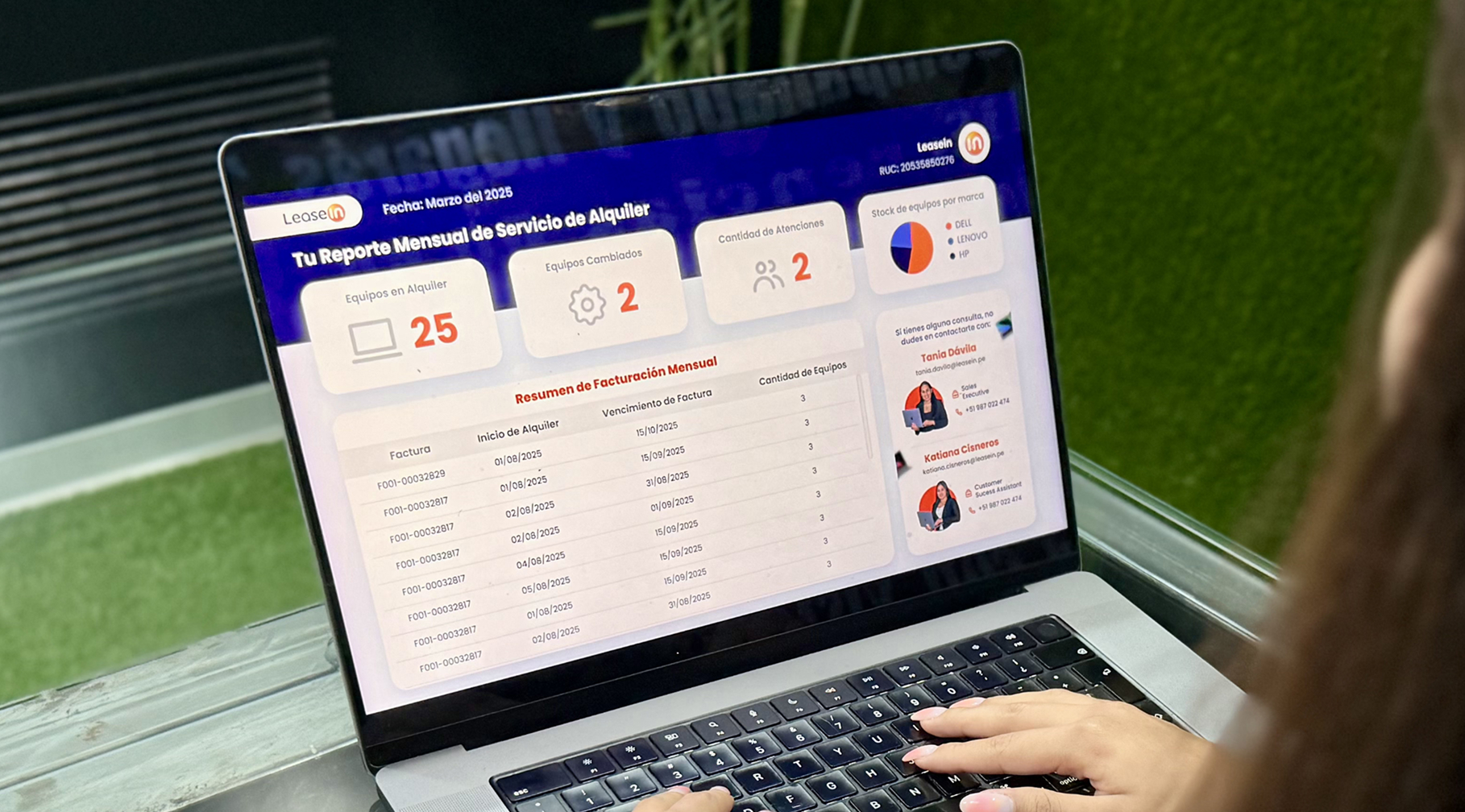 soporte técnico Leasein